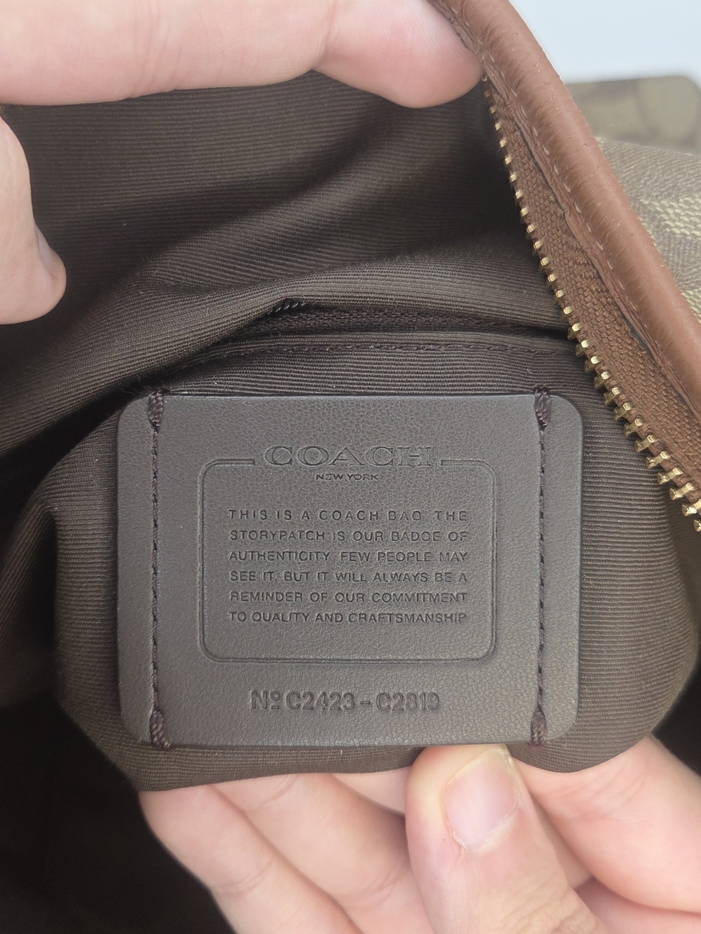Coach Val Duffle In Signature Canvas - Picture 6 of 8
